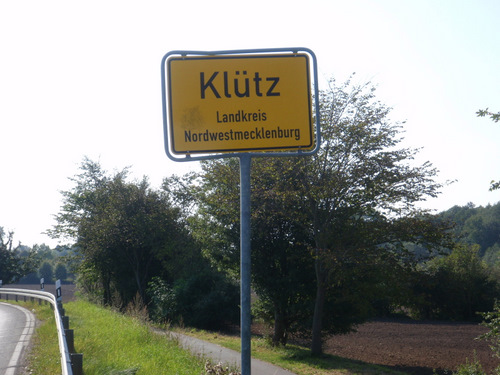 Entering Klütz.